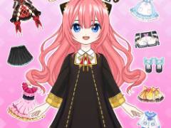 アニメドレスアップ　ドールドレスアップ - crazygames
