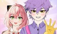 アニメカップル：アバター作成器 - crazygames