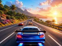 ハイウェイカーレーサー - crazygames