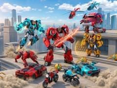 飛行ロボット変形カー ゲーム - crazygames