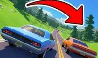 1台のPCで2人 simultaneous レース！ - crazygames