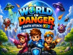 危機に瀕する世界　地球攻撃キッズ - crazygames