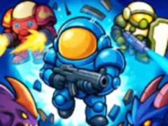 スペースディフェンス：ガードヒーローズ - crazygames