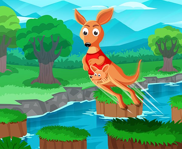 ホップカンガルーホップ - crazygames,crazy games,free games,h5 game, free play,free crazy games